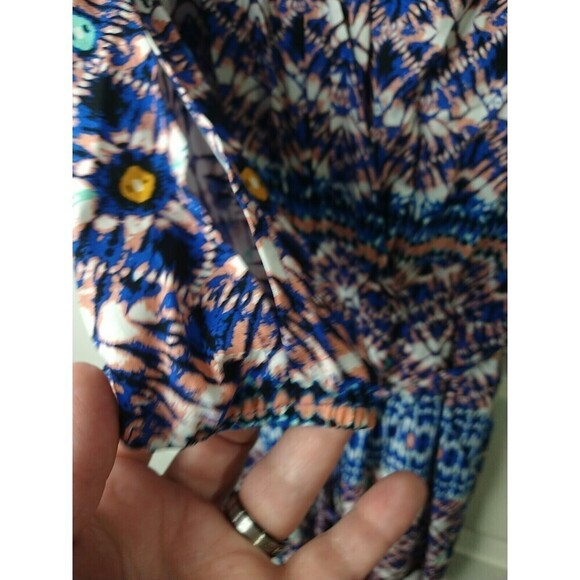 Dr 2 XS 3/4 Sleeve Tunic Belt Slit Sleeve Shorts Romper - Picture 6 of 13